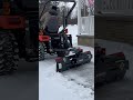 Do Rear Angle Blades work for snow plowing? See for yourself! #tractors #snowremoval