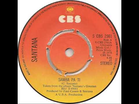 UK New Entry 1974 (211) Santana - Samba Pa Ti