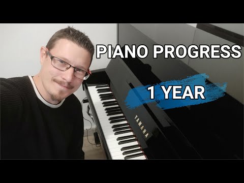 Piano Progress 1 Year - Adult Beginner
