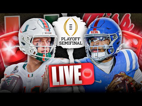 Miami vs Ole Miss LIVE | Fiesta Bowl SHOWDOWN | Pregame Show Preview & Predictions ✅