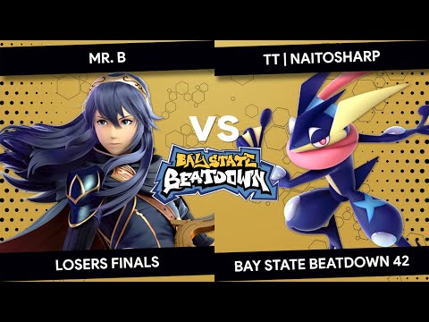Bay State Beatdown 42 - TT | naitosharp(DK, MK, Greninja, and more) vs Mr. B(Lucina) - Losers Finals