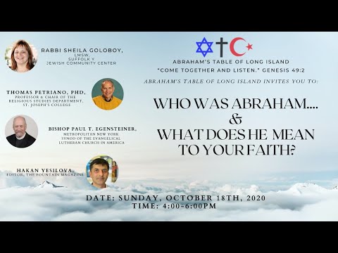 Abraham's Table Online Panel Discussion