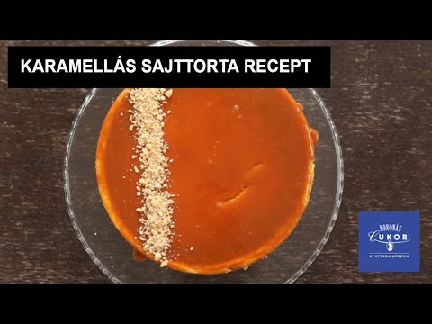 Karamellás sajttorta recept