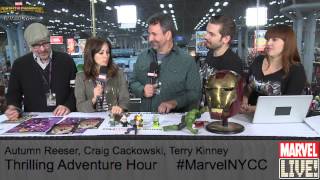 Autumn Reeser, Craig Cackowski, and Terry Kinney Talk Improv on Marvel LIVE! at NYCC 2014