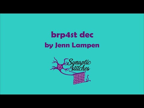 Brioche Purl 4 Stitch Decrease Brp4st Dec