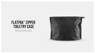Matador Flatpak Zipper Toiletry Case Demo