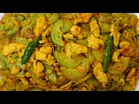 ডিম দিয়ে কাকরোল ভাজির স্পেশাল রেসিপি ll Kakrol Vaji Recipe ll Spiny Gourd Recipe ll Kakroler Recipe
