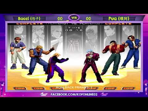 Baozi (包子) Vs Pua (噗阿)  FT10 KOF 2002 UM -  Amazing Fight