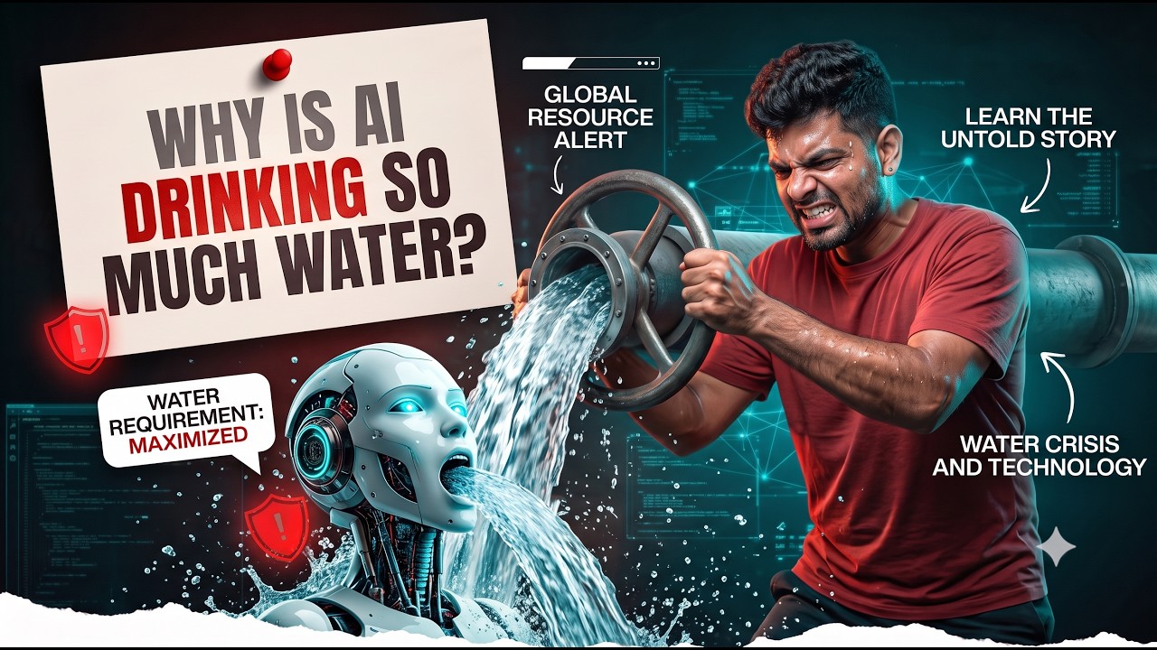 Why AI Need So Much Water? | OpenAI | Claude | ChatGPT | Gemini |