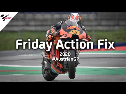 MotoGP オーストリアGP 金曜日のフリー走行のハイライト動画