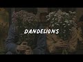 dandelions (speed up + lyrics)