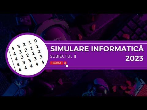 Simulare Informatica 2023 - Subiectul II