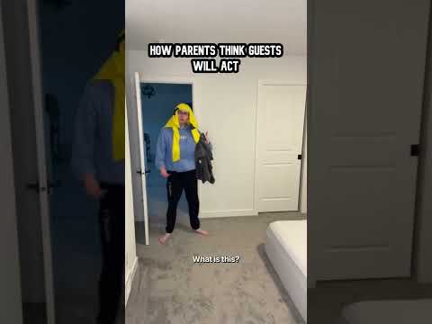 How Parents Think Guests Will Act #Shorts