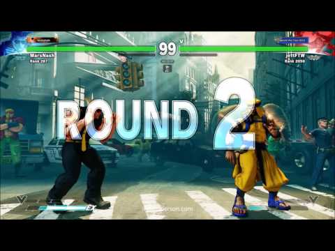 Street Figher V Guile (MarsNash) vs.  Rashid (jettFTW)