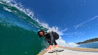 Getting Barreled on a Costco Foamie | 3 Board Sesh plus Painful Stingray Sting!