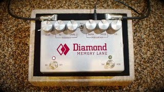 Video thumbnail for Diamond Pedals Memory Lane Delay by Pedal of the Day