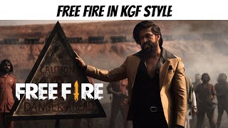 Free Fire in KGF chapter 2 style