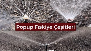 BAHÇE SULAMA için popup fıskiye nozul seçimi |  nasıl değiştirilir | R