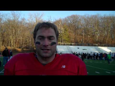 Post-Game Interview w/SJU Senior Defensive Back Nate Anderson - 2009 Carleton