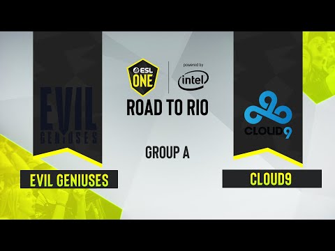 CS:GO - Cloud9 vs. Evil Geniuses [Overpass] Map 3 - ESL One: Road to Rio - Group A - NA