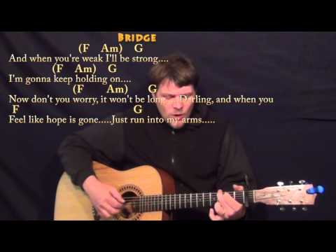 One Call Away (Charlie Puth) Fingerstyle Guitar Cover Lesson with Chords/Lyrics - Capo 1st