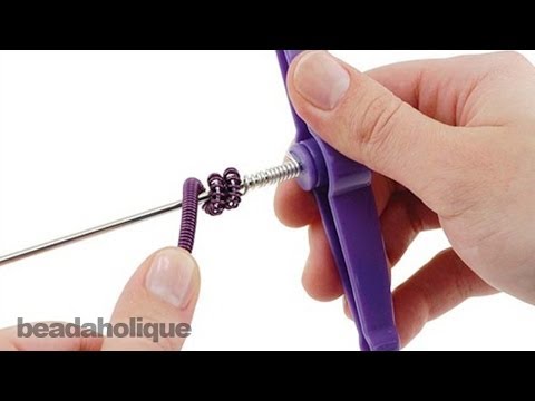 How to Use the BeadSmith Twist 'n' Curl Wire Coiling Tool