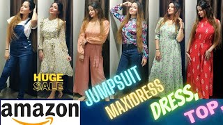 Amazon Huge Sale Haul 2021 |Dress/Maxidress/Jumpsuit/Top/Dungaree ||Affordable Haul #Amazon
