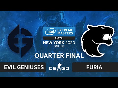 CS:GO - Evil Geniuses vs. FURIA [Nuke] Map 1 - IEM New York 2020 - Quarter Final - NA