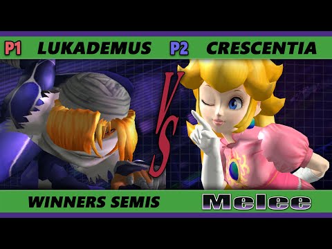 S@X 432 Winners Semis - Lukademus (Sheik) Vs. Crescentia (Peach) Smash Melee - SSBM