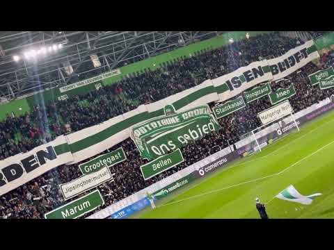 AMAZING atmosphere by Groningen fans vs Heerenveen - 25/1/2025