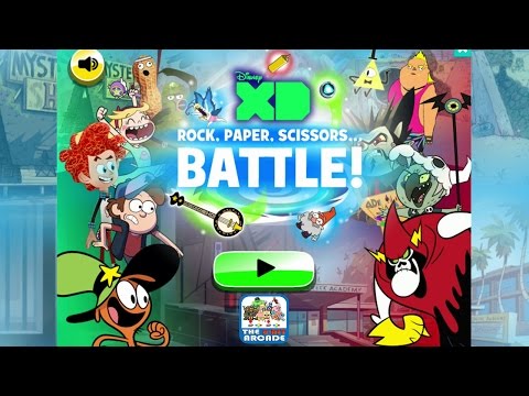 Disney XD: Rock, Paper, Scissors... Battle! - Beat The Disney XD Heroes & Villains (Gameplay) Video