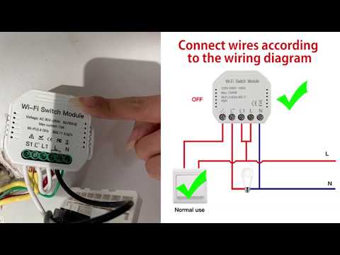 1 Gang / 2 Gang Tuya Smart WiFi 2 Way Switch Module