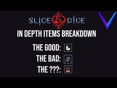 Slice and Dice Hard Mode In Depth Items Breakdown