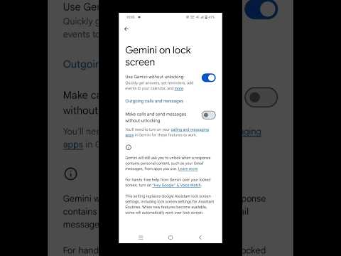 Gemini on lock screen बंद करें | Gemini off kese kare #shortsfeed #tech #shorts #shortvideo #shots