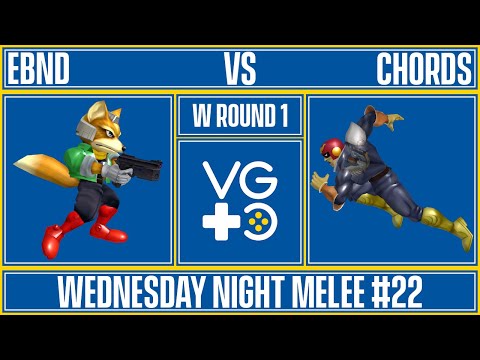 Wednesday Night Melee #22  - Winners Round 1 - EBND (Fox) vs. Chords (Captain Falcon)