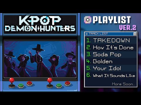 K-POP DEMON HUNTERS | 8-Bit Style Playlist Ver.2 🎵