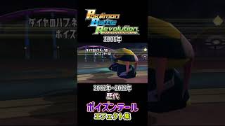 ポイズンテール ハブネーク・ペンドラー(剣盾) ルビサファからSVまで集めてみた 2002年〜2022年 (コロシアム外伝含む) #歴代技エフェクト集