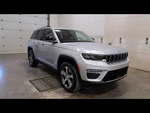 2022 Jeep Grand Cherokee 4xe 4x4 in Silver for sale at Indian Head Chrysler Dodge Jeep Ram Ltd. in Indian Head, SK