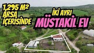 1,295 m2 Arsa İçerisinde İki Ayrı Müstakil Ev