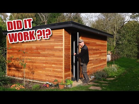 I built a SOUNDPROOF garden studio!