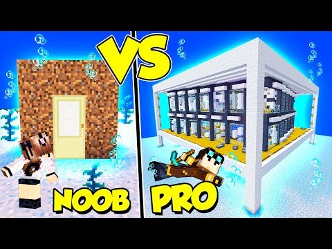 CASA SOTT'ACQUA NOOB contro CASA PRO su MINECRAFT!