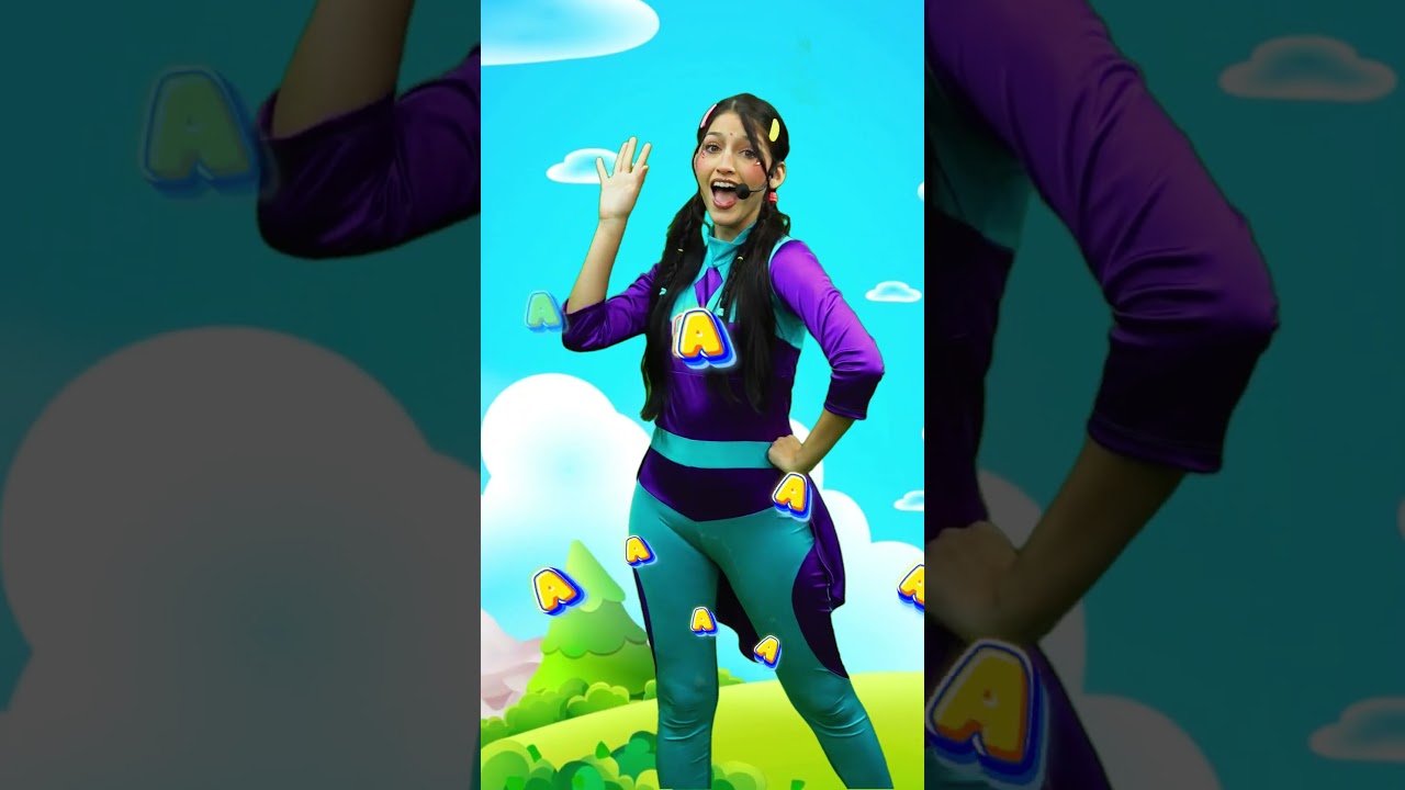 ♪♫CANTEMOS CON INVENTINA - LETRA A♪♫ #cancionesinfantiles #shorts #fypシ゚viral #vocalesparaniños