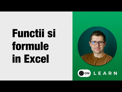 Functii si formule in Excel - Introducere
