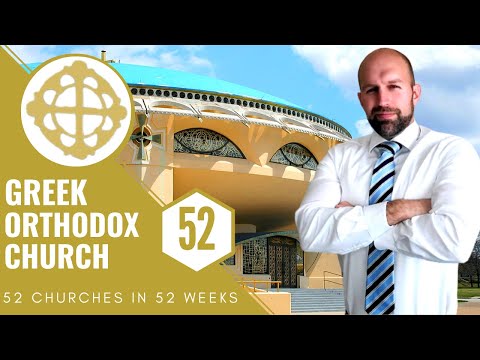 🛸 Vlog do visitante da Igreja Ortodoxa Grega semelhante a um OVNI