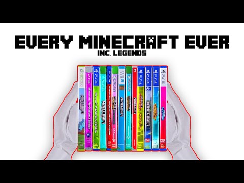 Unboxing Every Minecraft Game Ever (2012-2023)