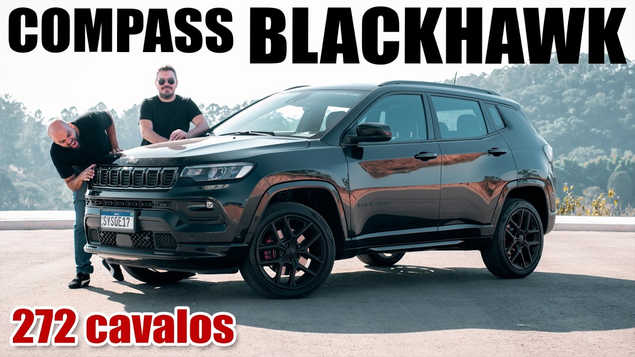 Jeep COMPASS BLACKHAWK, o  SUV de 272 cavalos que faz inveja e muito esportivo! Vale a pena?