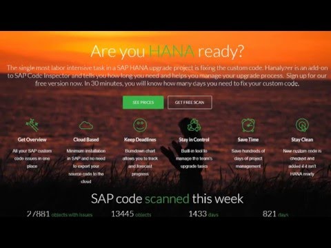 Hanalyzer - How to install the add-on programs to SAP Code Inspector