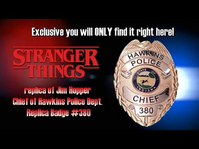 Vídeo relacionado con Jim Hopper Stranger Sheriff Hawkins Polizei Geschenk Serie 90s Bootleg - Camiseta para mujer, Blanco, XXL