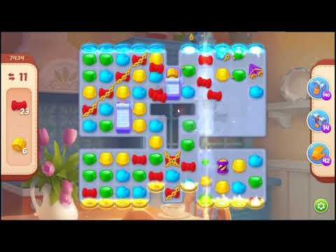 Homescapes Level 7434 - NO BOOSTERS 🏠 | SKILLGAMING ✔️