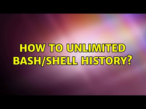 How to: Unlimited Bash/shell history? (4 Solutions!!)